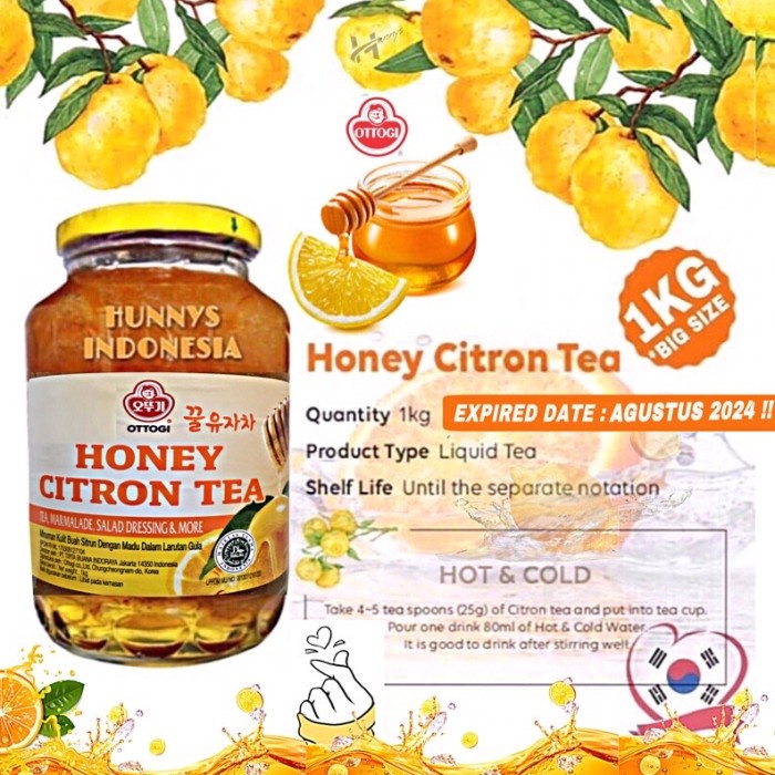 

YUZU KOREA YUJACHA HONEY CITRON TEA OTTOGI ORIGINAL KOREA PRODUCT