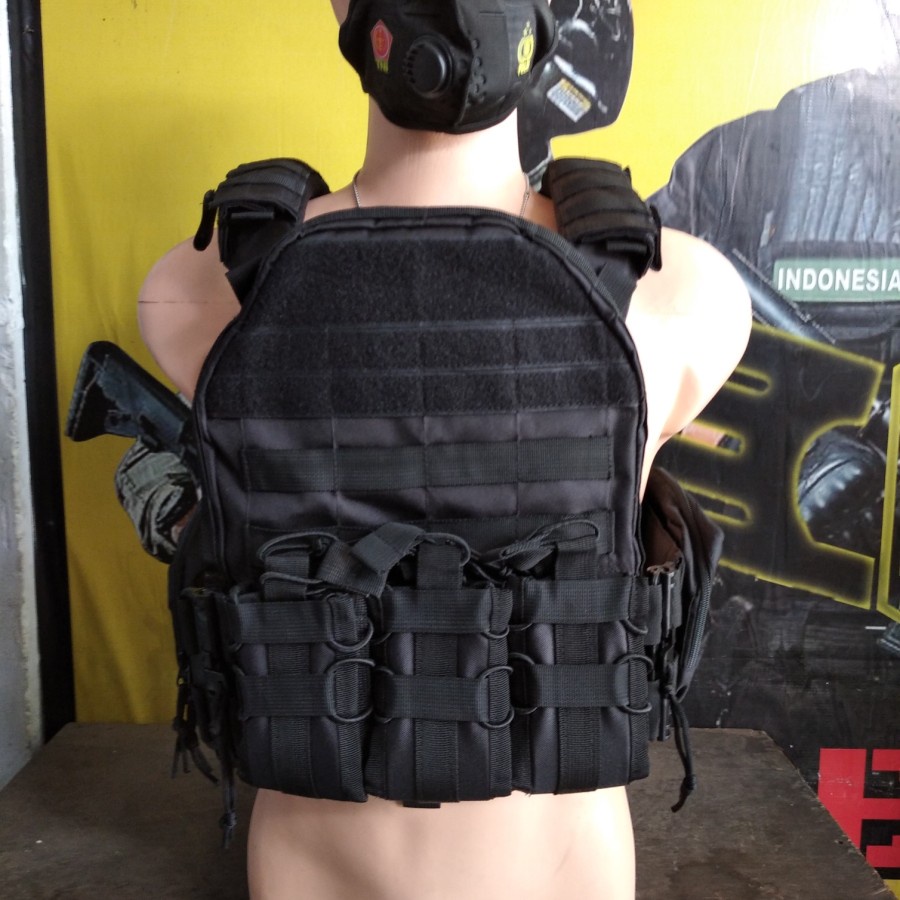 Rompi Tactical Body Vest Blackmamba