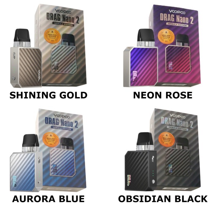 Authentic Drag Nano 2 Nebula Edition By Voopoo