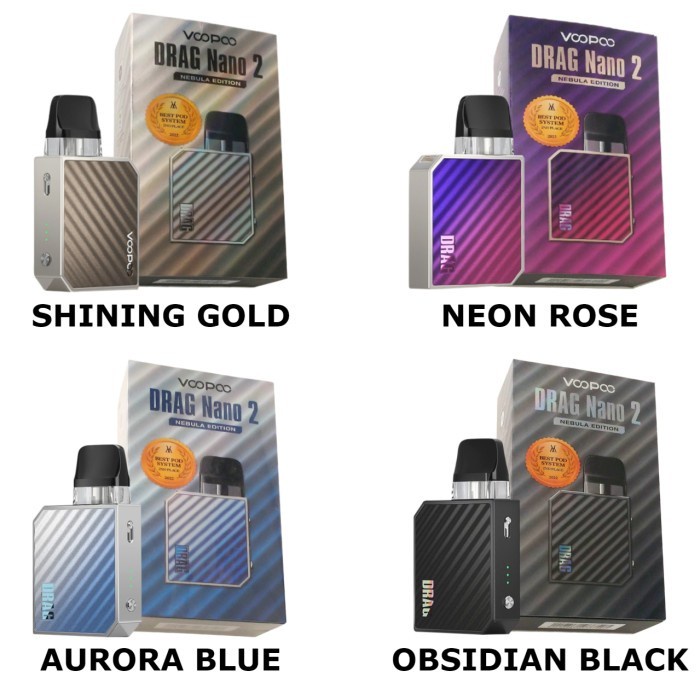 Authentic Drag Nano 2 Nebula Edition By Voopoo