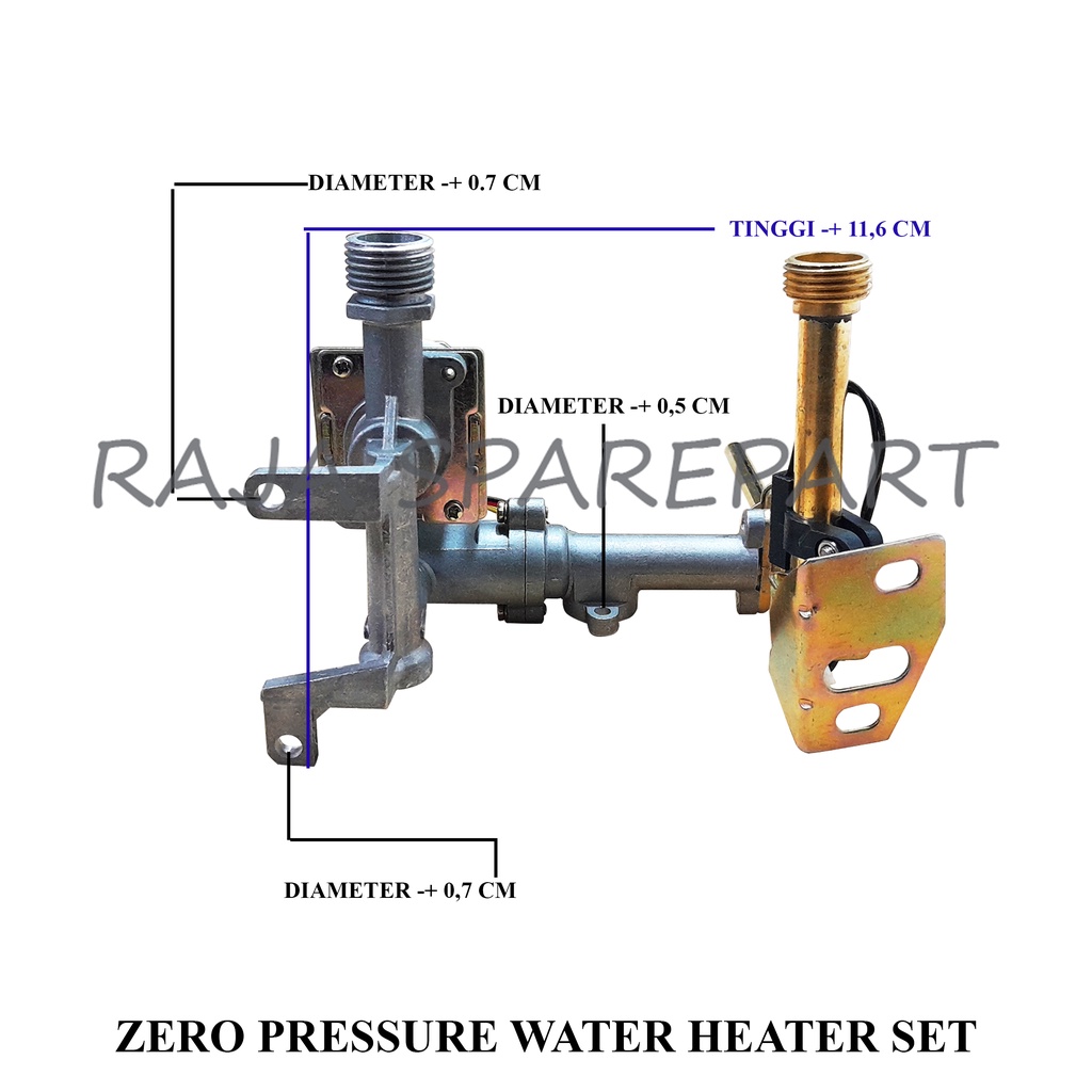 Zero Pressure Water Heater Set