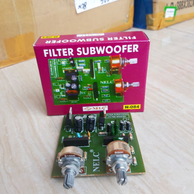 FILTER SUBWOOFER 2 POTENSIO STEREO NELC-084