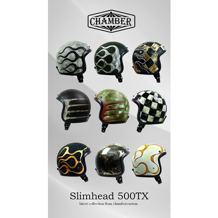 HELM SLIMHEAD 500tx bebas request motif