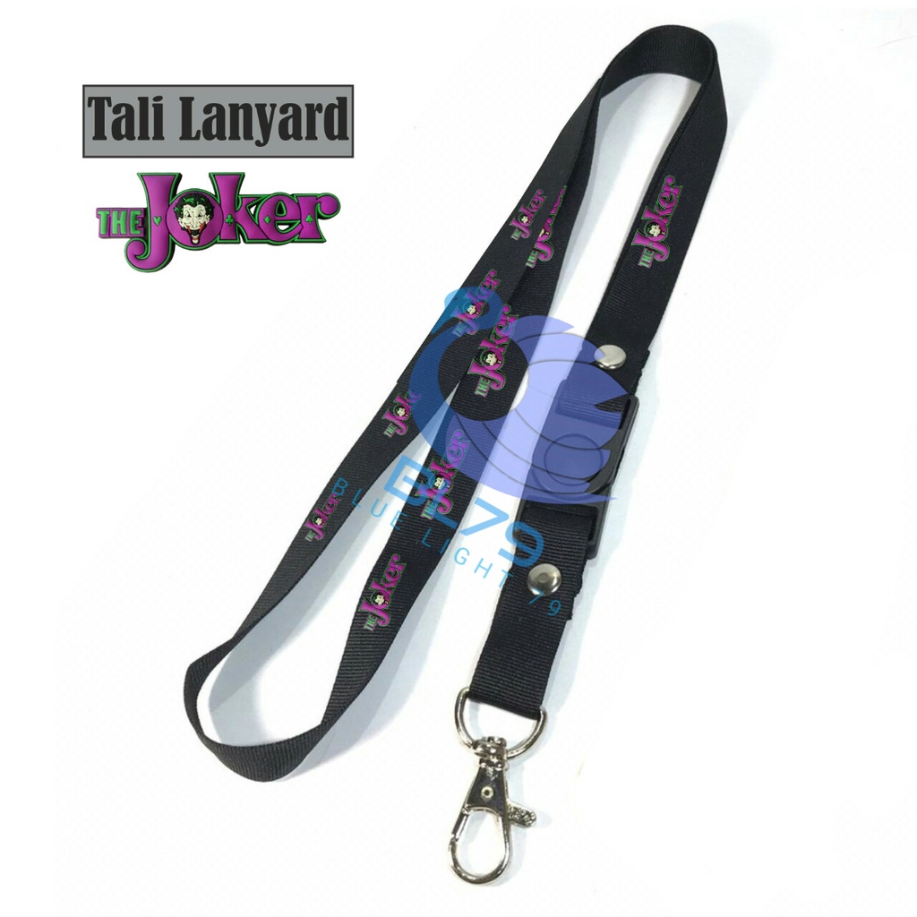 

GANTUNGAN KUNCI THE JOKER / CLOWN / BADUT BATMAN TALI LANYARD GANTUNGAN ID CARD NAME TAG HP / HANDPHONE