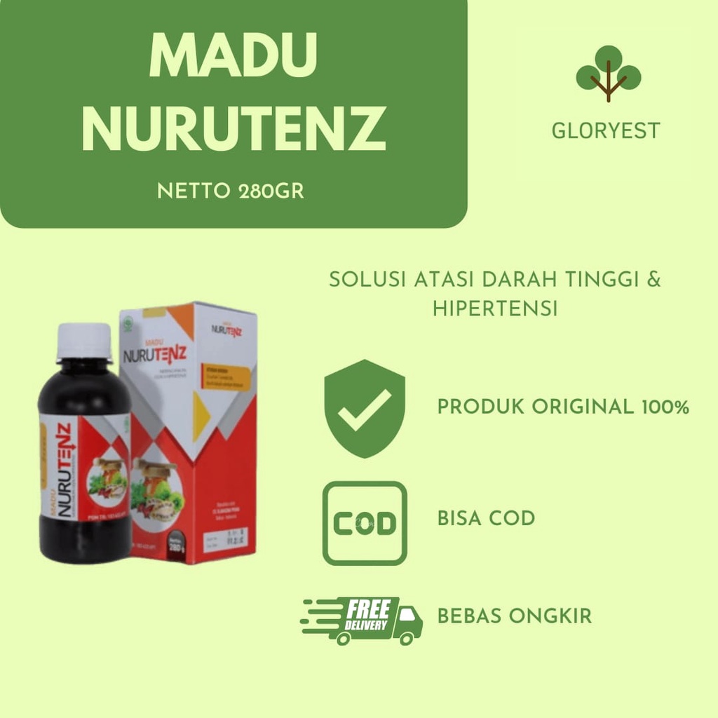 

MADU NURUTENZ ORIGINAL 100% OBAT HERBAL PENURUN TEKANAN DARAH TINGGI HIPERTENSI HERBAL MADU NURUTENS