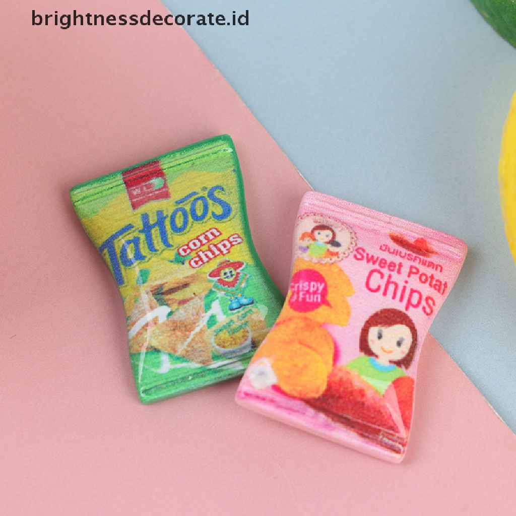 [Birth] 10pcs 1: 12 1: 6rumah Boneka Simulasi Miniatur Permen Boneka Aksesoris Dapur [ID]