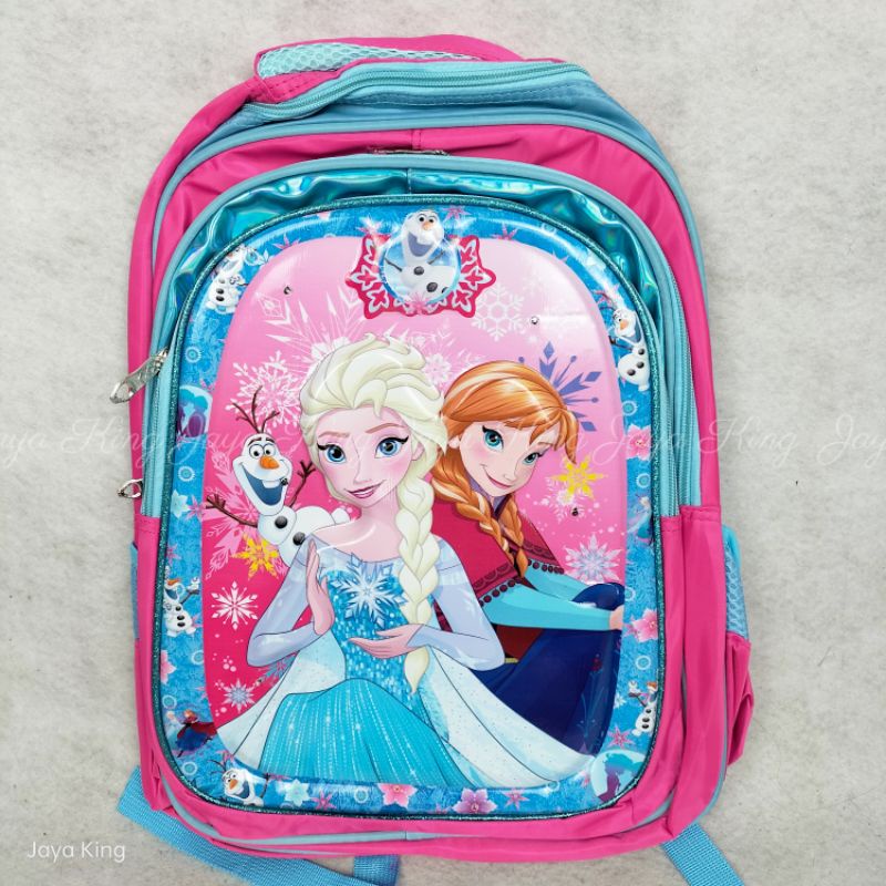 Ransel Batok Lampu 16 Inch Pony Frozen Lol Princess Tas Sekolah Perempuan SD