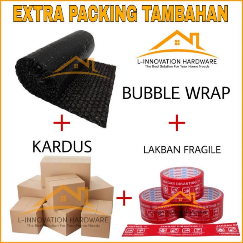 

TAMBAHAN PECKINGAN BIAR AMAN (BUBBLE WRAP+KERDUS+LAKBAN FREGILE)