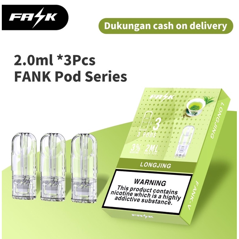 [RELX COMPITABLE] FASK RASA MINT ISI 3 CATRIDGE PODS