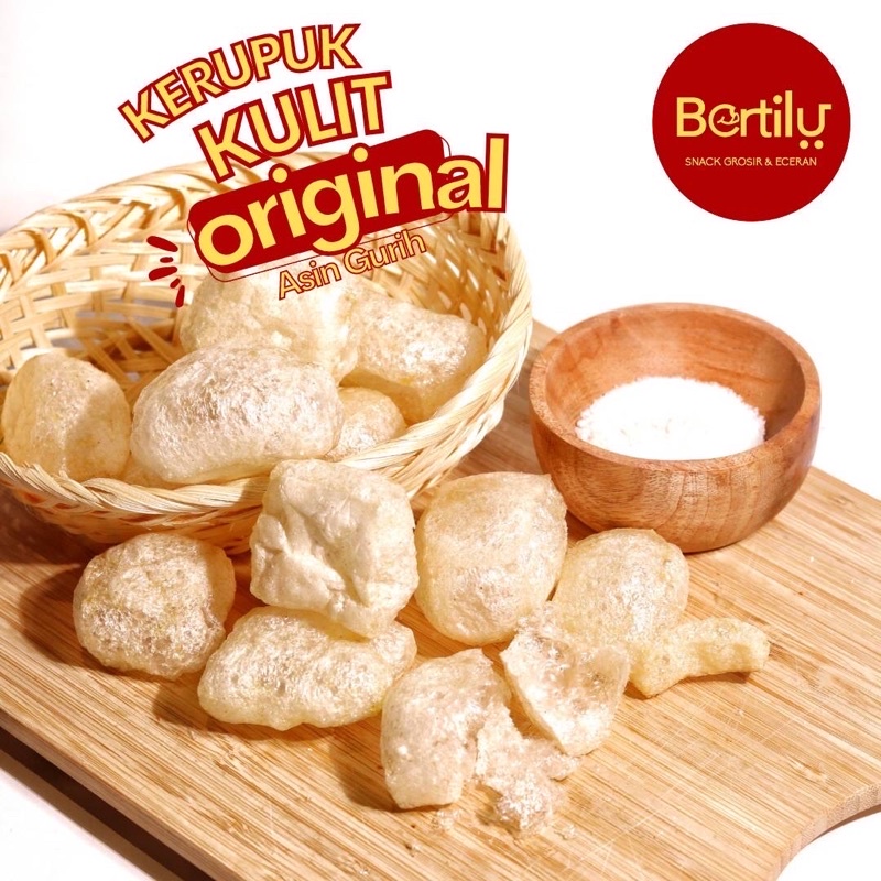 

Kerupuk Kulit Asin Original