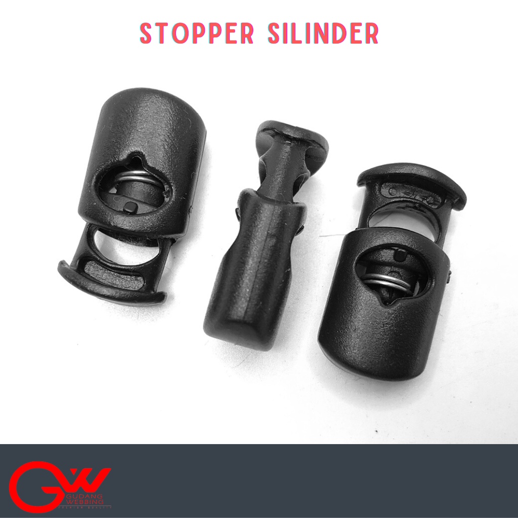 stopper tali 1 lubang / STOPPER SILINDER 1 LUBANG ( 500 pcs )