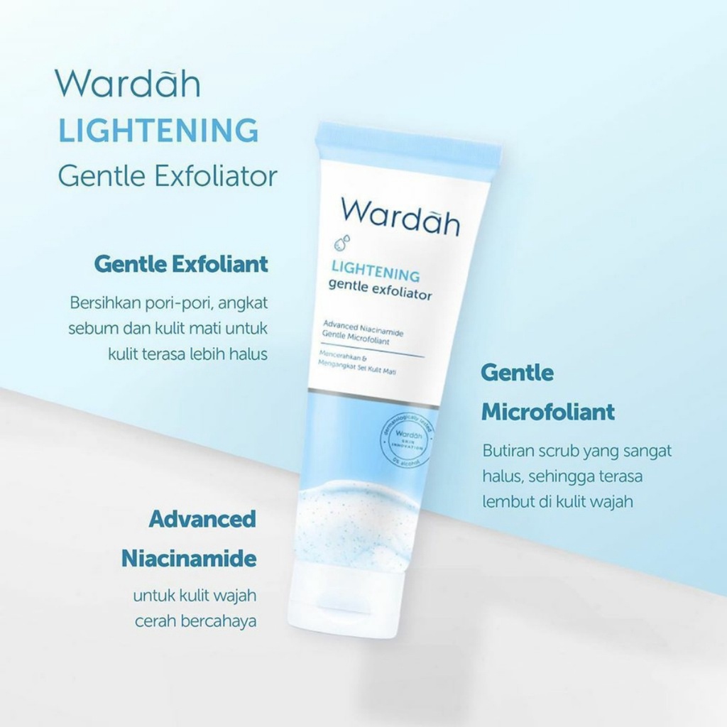 WARDAH Lightening Gentle Exfoliator 50ml - Amaze_Kosmetik