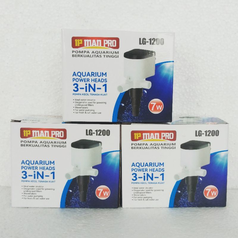 mesin pompa celup  IP MAN PRO LG 1200 power heads ph aquarium kolam waterpump  filter akuarium water pump kolam