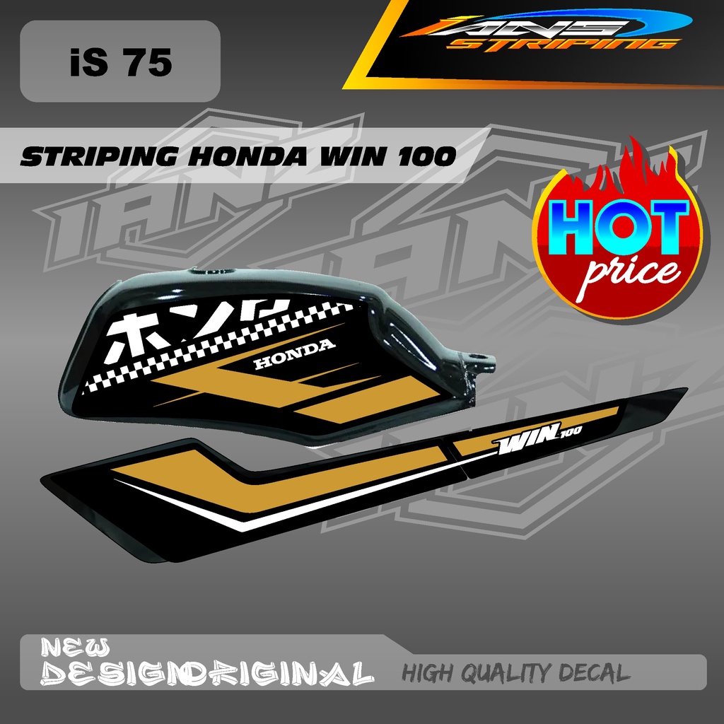 NEW STRIPING BODY WIN100 CUSTOM HOLOGRAM / NON HOLOGRAM IS75