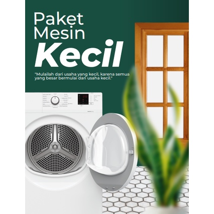 Paket Usaha Laundry Siap Pakai 02 dengan Peralatan Laundry Lengkap Siap Pakai