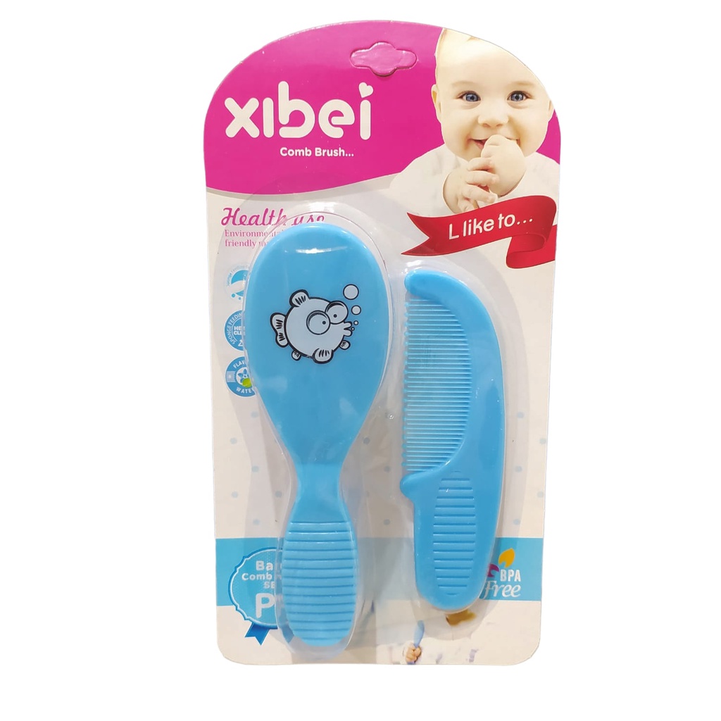 Sisir Rambut Bayi Set I Baby Comb Brush Set