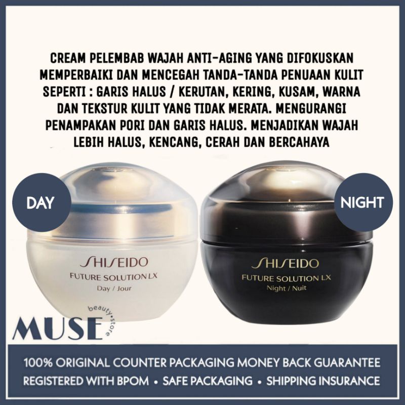 Shiseido/Future Solution Total Regenerating/Protective Day &amp; Night Cream E 50ml