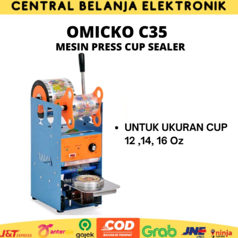 Alat press cup omicko C35 / Omicko cup Sealer / mesin press cup