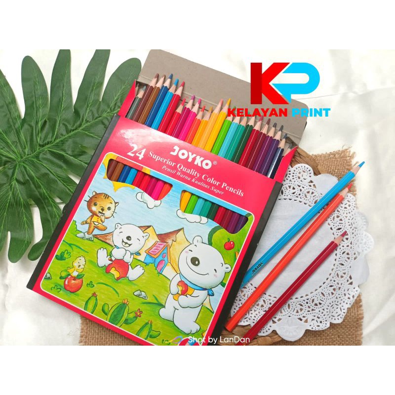 

PENSIL WARNA JOYKO PANJANG 24 WARNA