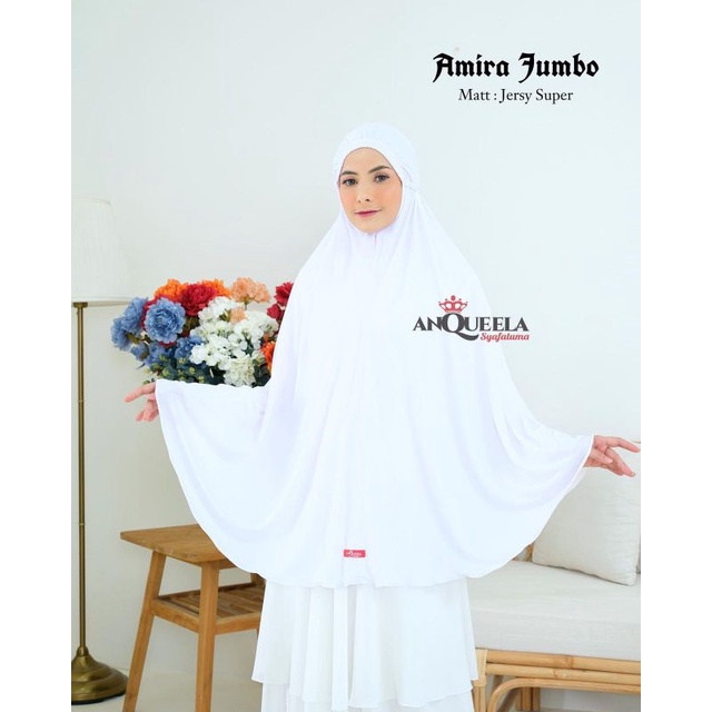 Hijab jersey jumbo / jilbab jumbo non pet / hijab amira Anqueela / kerudung jersey jumbo