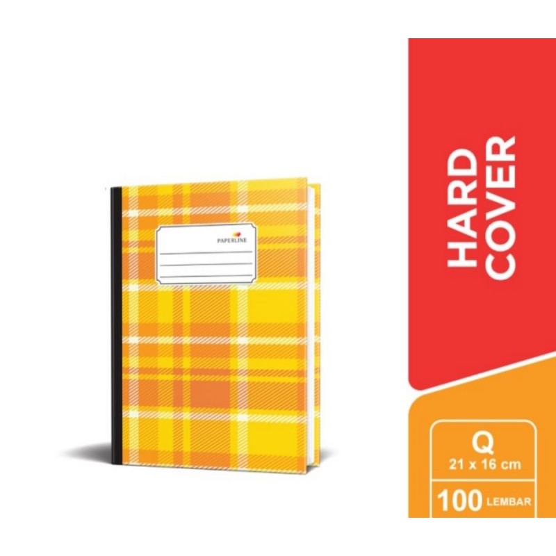 

Buku Tulis Hard Cover Paperline Oktavo A6 100 Lembar