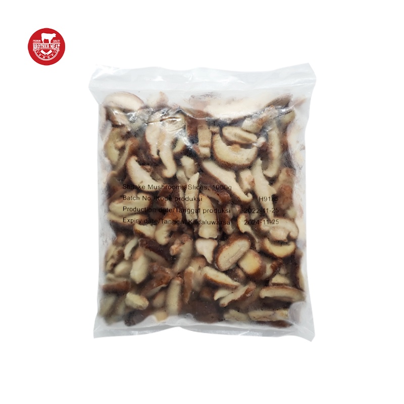 Jamur Shitake Potong Beku 1kg