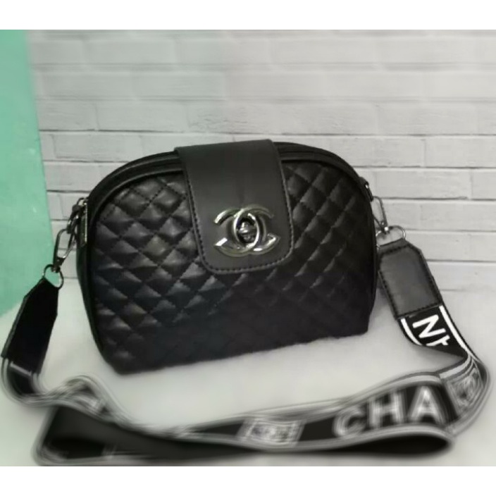 Tas selempang wanita Tali Bapau Channel/sling bag wanita/croco wanita/Tote bag/Tas wanita