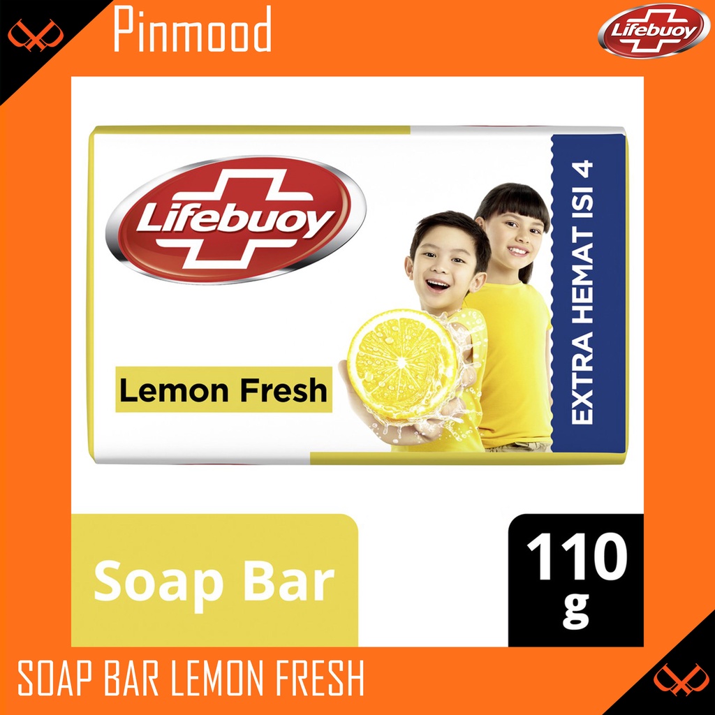 Jual LIFEBUOY SABUN BATANG ANTISEPTIK LEMON FRESH [ 110 G ] SOAP BAR ...