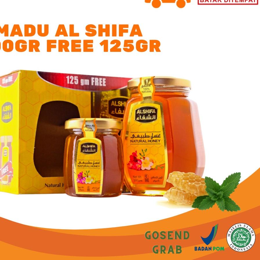 

✹ Al Shifa 500gr Free 125gr Natural Honey Asli Arab Saudi ♪