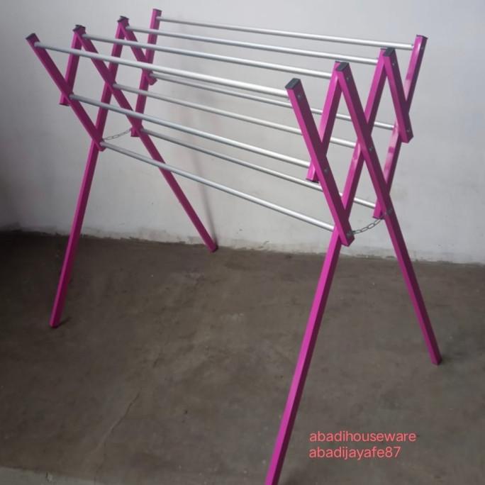 JEMURAN HANDUK ALUMINIUM JEMURAN BAJU KECIL JEMURAN MINI ---NEW READY---