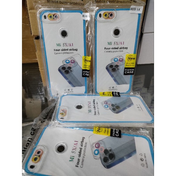 Softcase Xiaomi Redmi Mi 5X Mi A1 Silikon Casing Case Bening Transparan Pelindung Pro Camera