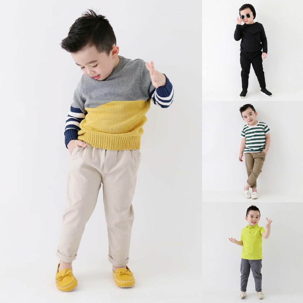 Celana Chino Anak Celana Anak Pinggang Kolor Celana Panjang Anak 1-12 th - Bandung Store