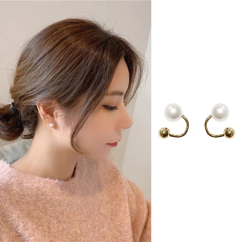 Anting S925 Silver Desain Mutiara Untuk Wanita