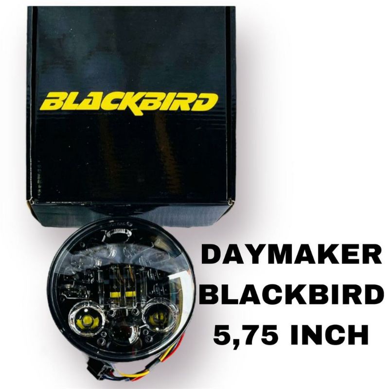 lampu daymaker 16led 5.75inc BlackBird original