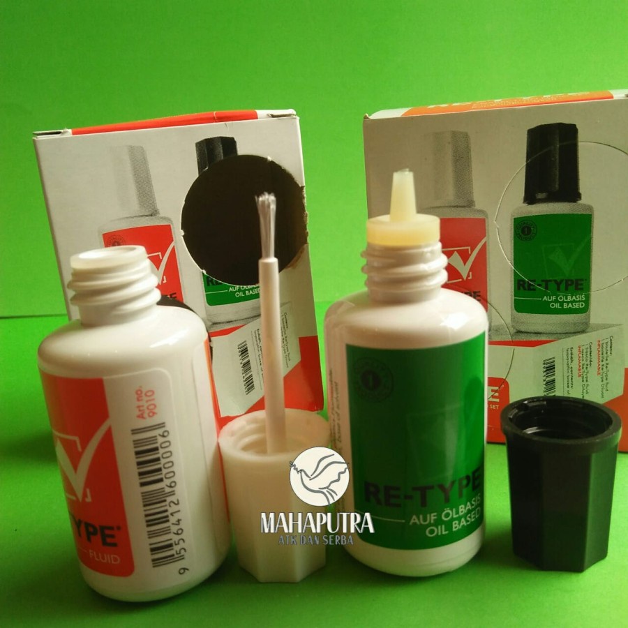 

Tipe Ex Kuas set /Tip ex cair Re-Type Correction Fluid
