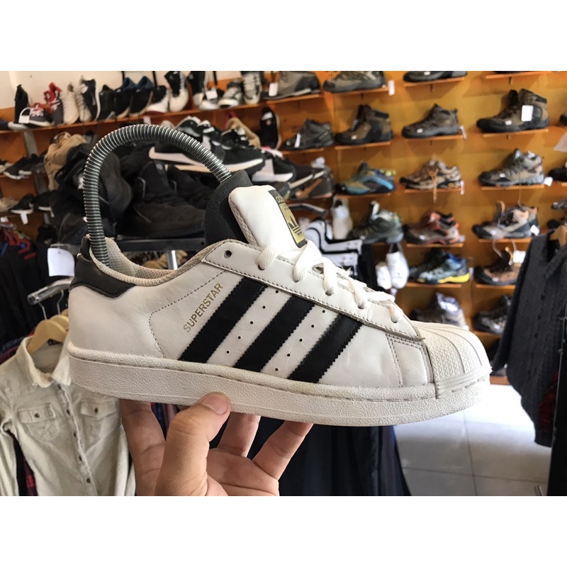SEPATU ADIDAS SUPERSTAR BEKAS SECOND BRANDED ORIGINAL,SIZE 39.5