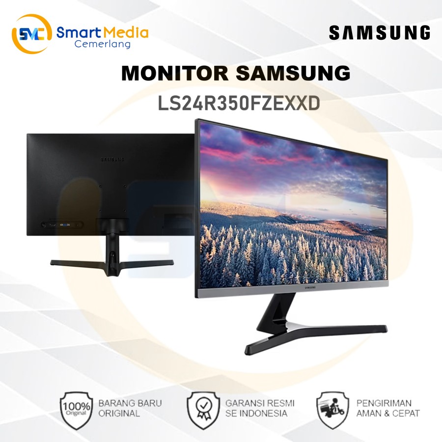 Monitor LED Samsung 24&quot; Inch LS24R350FZEXXD 75Hz