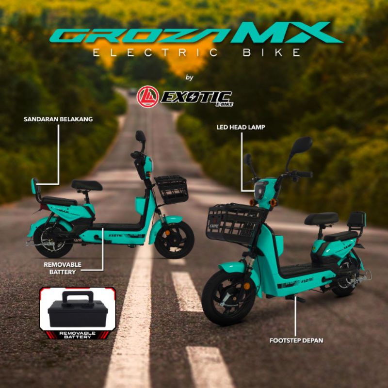 SEPEDA MOTOR LISTRIK EXOTIC GROZA MX.