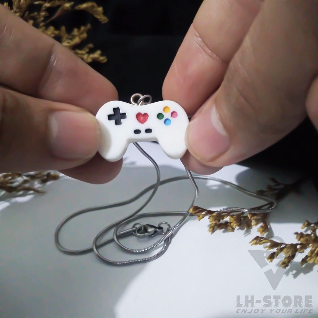 Kalung Titanium Set Stik Game Terbaru Keren Anti Karat