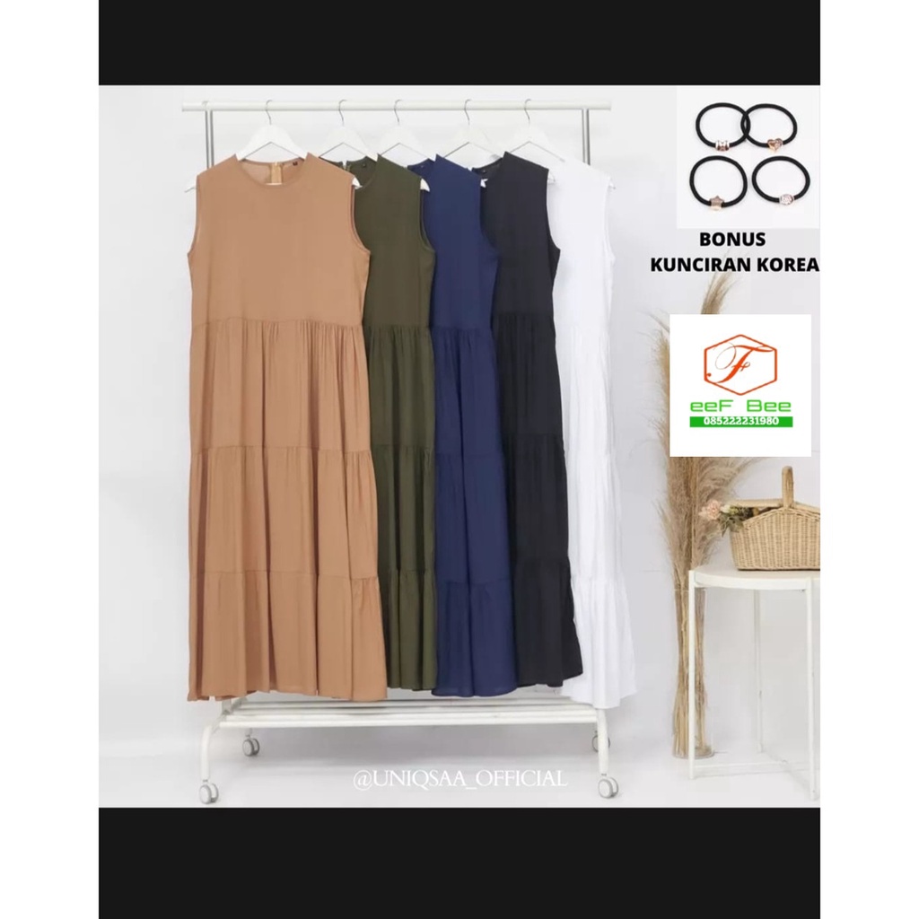 Eefbee - Innap Maxi Dress / Inner Long Dress Tanpa Lengan