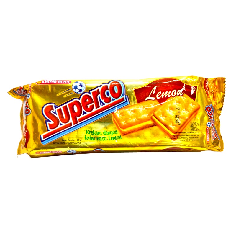 

Khong Guan Biscuit Superco Lemon 138Gr