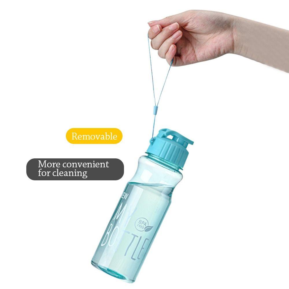 Popular Botol Minum 650ml Portable Sport Plastik Multi Warna