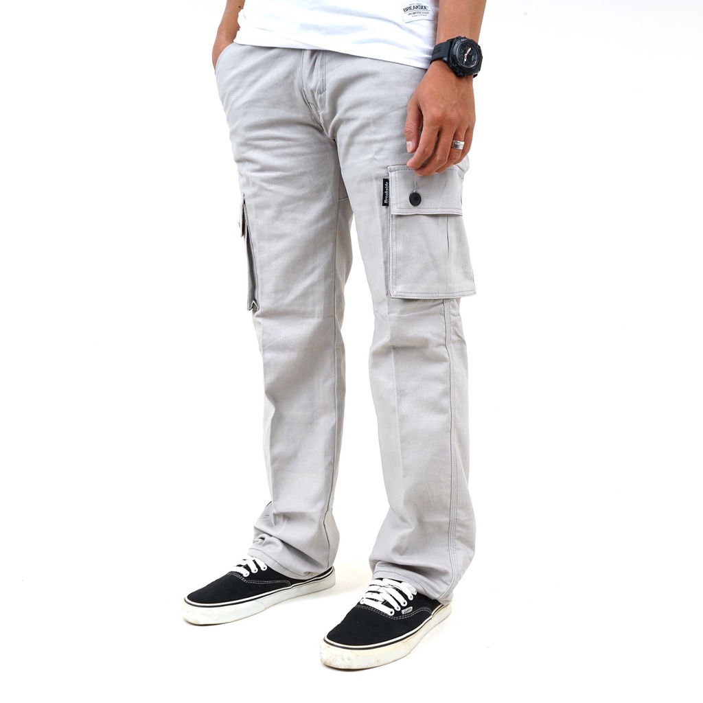 Breakside Cargo Pants Alive - Cream Celana Panjang Pria Regular Fit