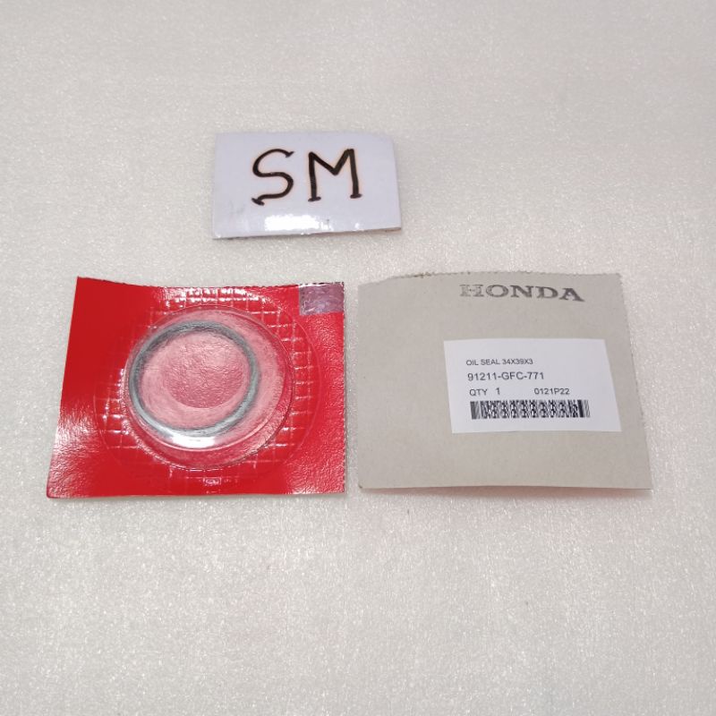 Oli Oil Seal Pully Belakang Revo At Matic Pn 91211-GFC-771 Asli Original Honda