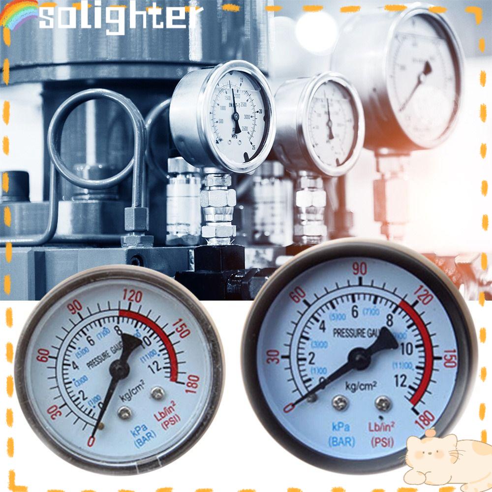 Solighter Compressor Gauge Hot Portable Alat Ukur Tekanan Profesional