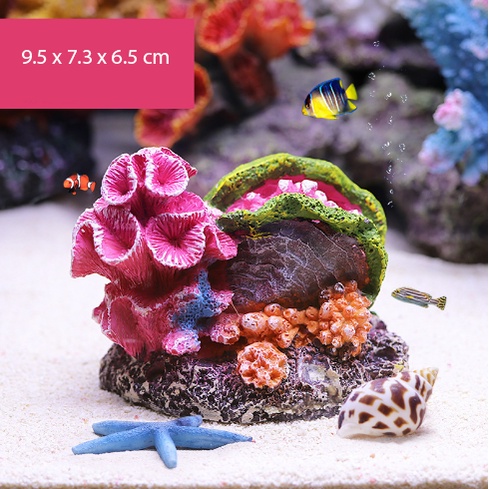 Small Simulation Fake coral Karang Laut reef sea fish tank