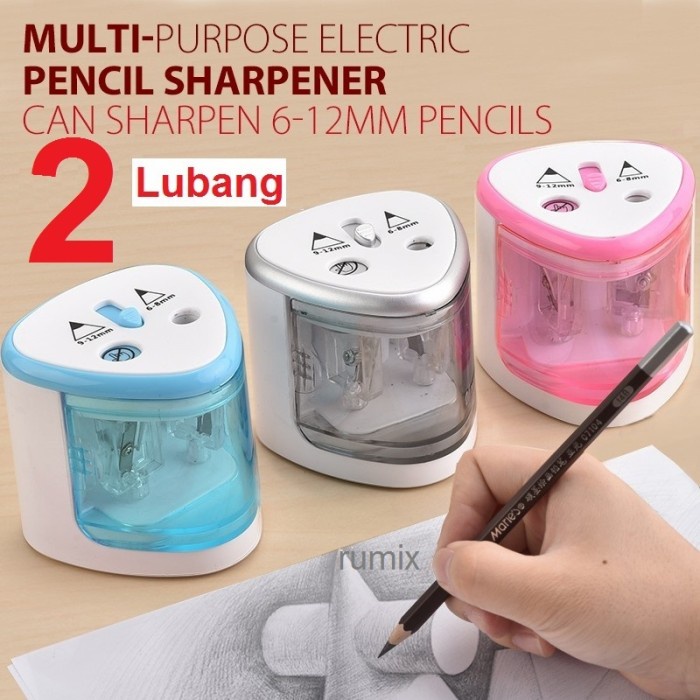 

(:(:(:(] Rautan Serutan Electric Pensil Tenwin Otomatis Elektrik Automatic