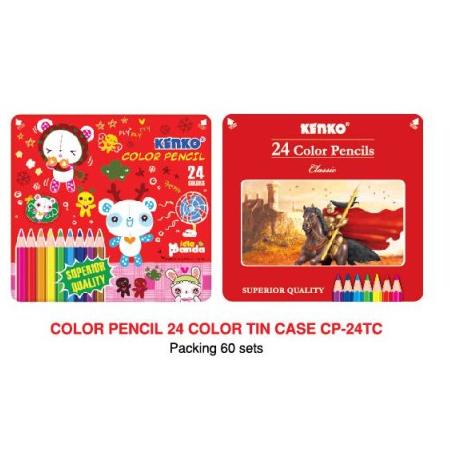 

Hot - Kenko Pensil Warna 24 Kaleng Tin Case