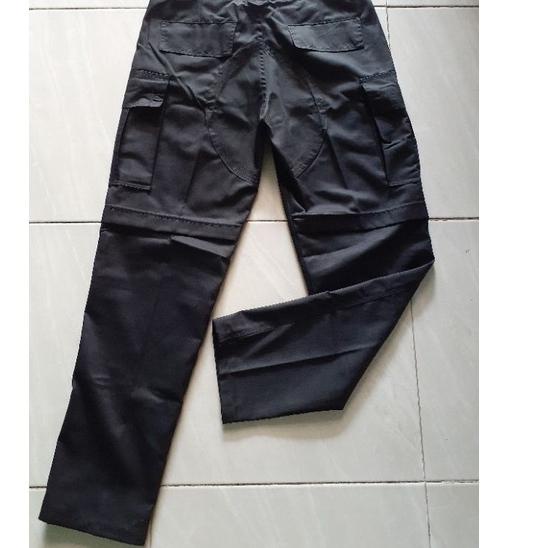 [TDP.22Ja23ᵀ] Celana alpin hitam | Celana punk | cargo panjang kempol