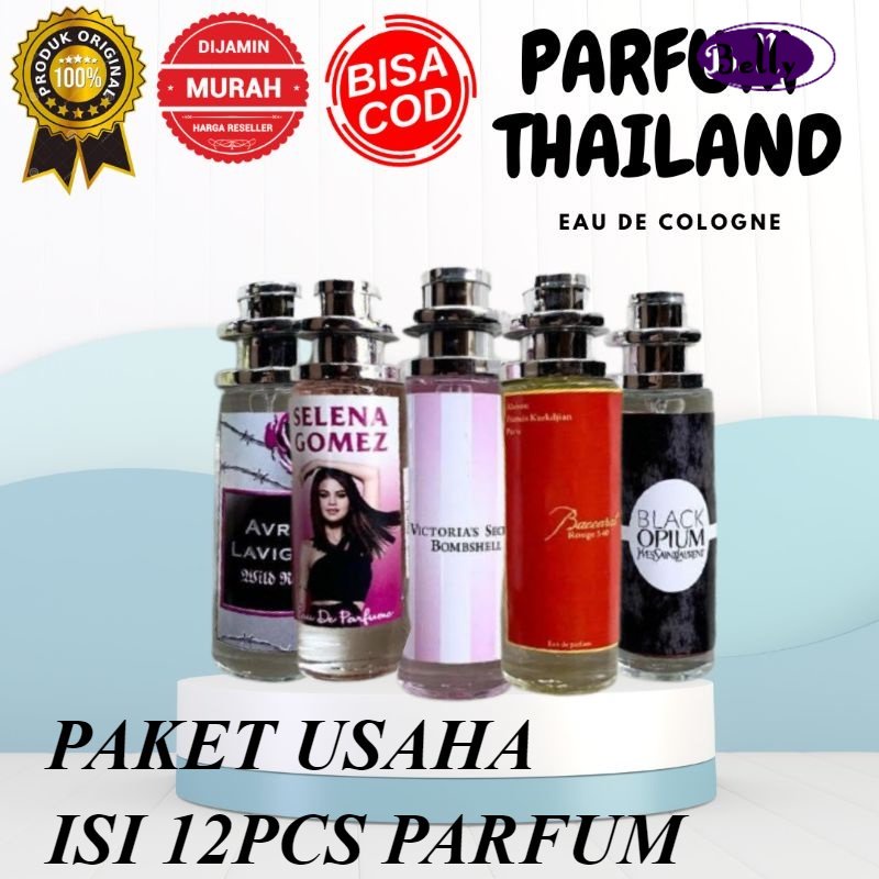 PAKET USAHA BUNDLING BELI 1 DAPAT 12 PCS PARFUM THAILAND 35ML